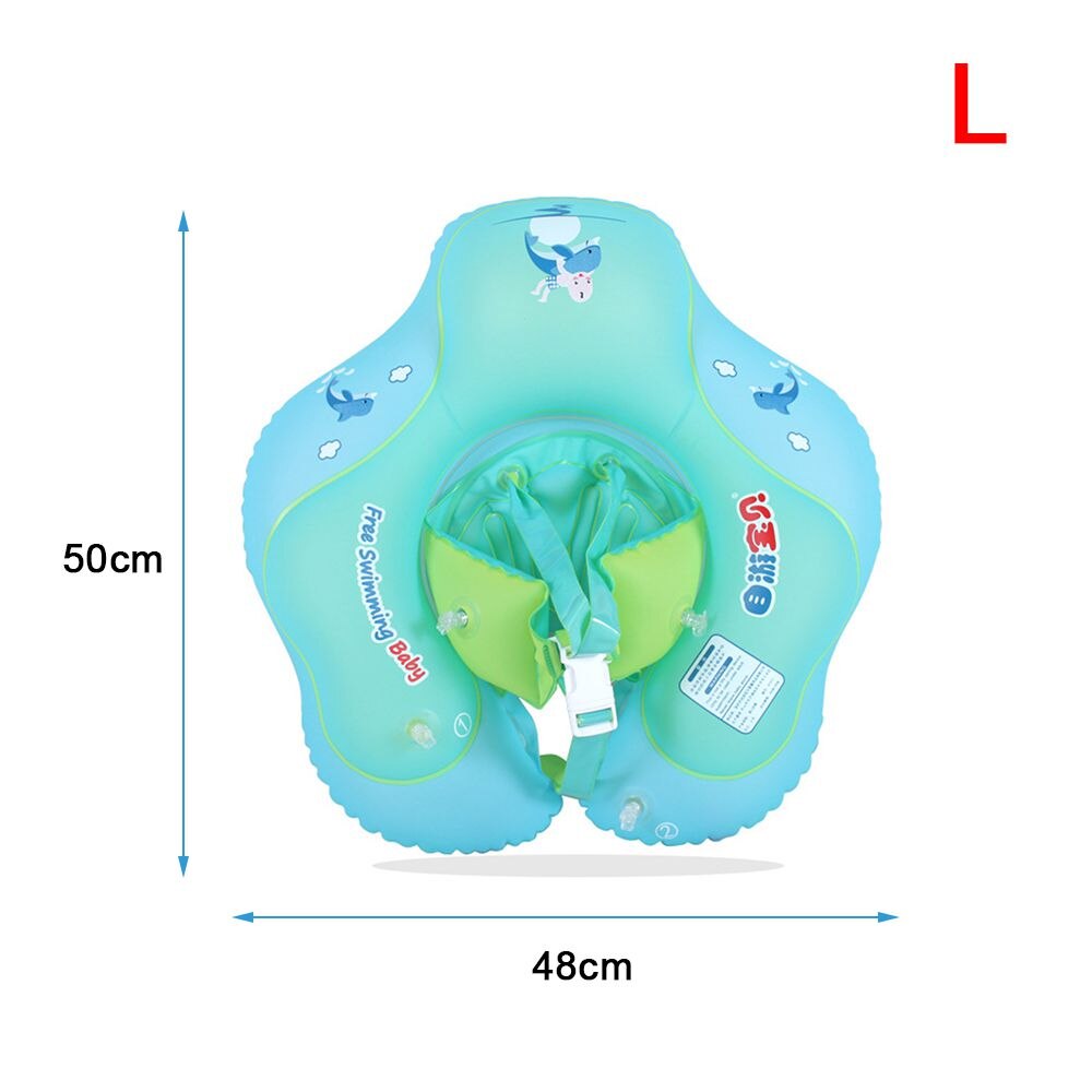 828 Baby Swimming Ring Inflatable Infant Armpit Floating Kids Swim Pool Accessories Circle Bathing Double Raft Rings Toy