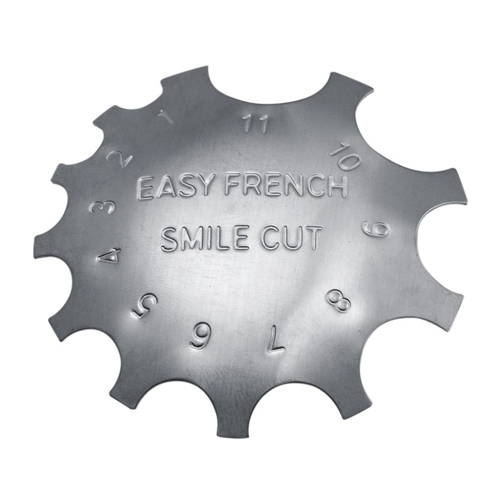 3 peças de design do prego placas de carimbo francês manicure modelagem moldar a arte do prego de aço inoxidável para o verniz de cristal para estampagem