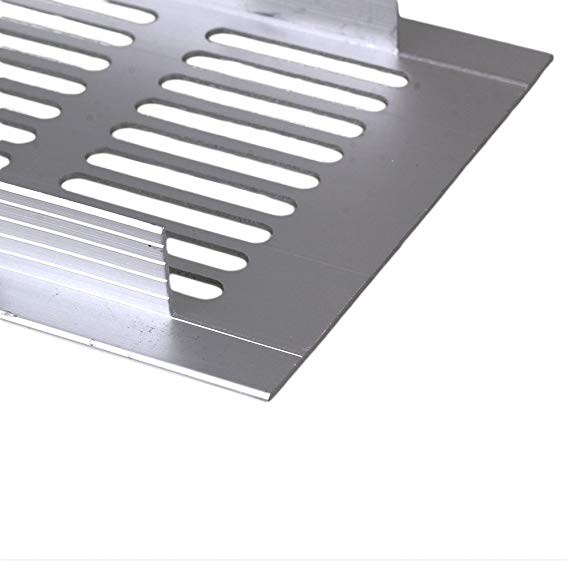 2 stk. firkantet 150mm 200mm 250mm 300 mm luftgitter aluminiumventilation åndbar