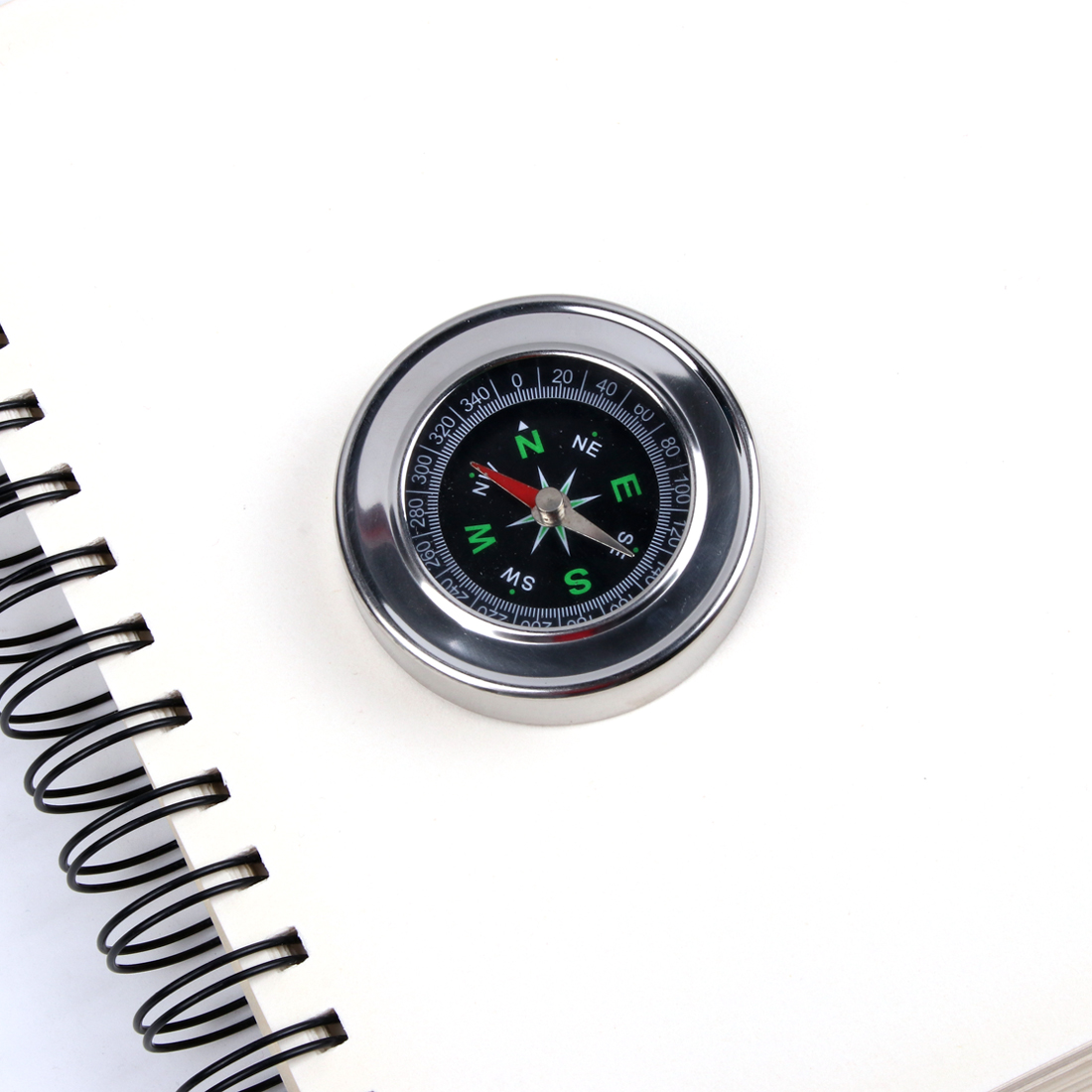 MOTARRO 1 stks draagbaar kompas aluminium lichtgewicht outdoor camping wandelen draagbaar zakkompas