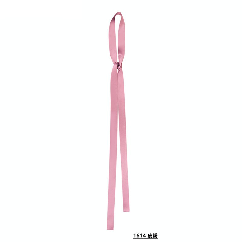 120Cm X 2.5Cm Effen Kleur Zijden Sjaal Brand Tas Sjaal Voor Vrouwen Hoofd Skinny Sjaal Lange Handvat tas Sjaals Wraps: 1601-14