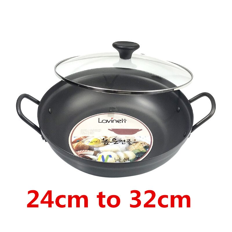 aluminium alloy Korean seafood soup rice pot spareribs soup potato cooking pot steamer stock hollas de cocina chafing dish