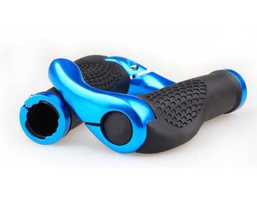 Fietsen Afsluitbare Handgreep Voor Fiets Mtb Road Bike Stuur Fiets Grip Bike Aluminium + Rubber 5 Kleuren: Sky Blue
