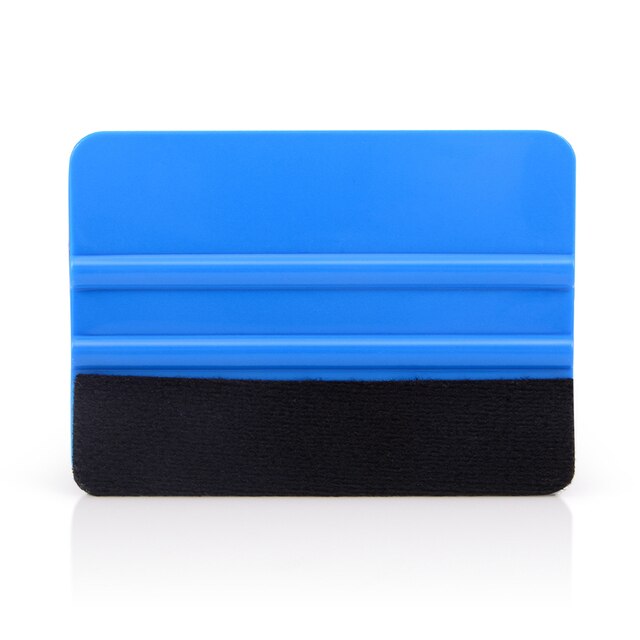 10pcs Car Vinyl Wrap Scraper Carbon Fiber Film Felt Squeegee Car Tinting Window Glass Cleaning Tool Sticker Remover Accessories: Blue