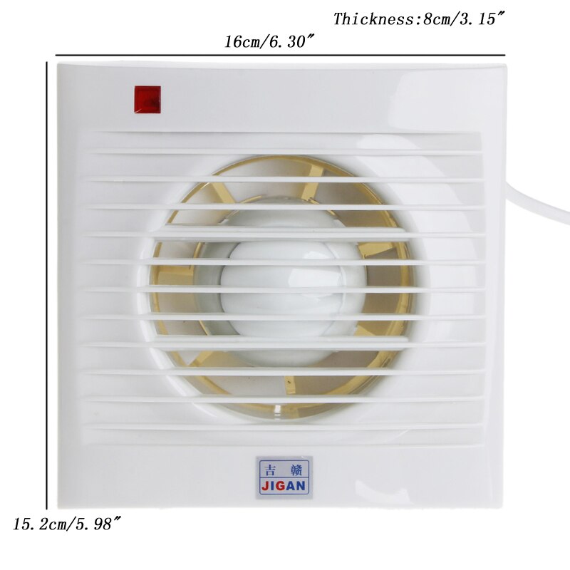 Kitchen Bathroom Ventilation Laundry Room Exhaust Fan Air Through Wall