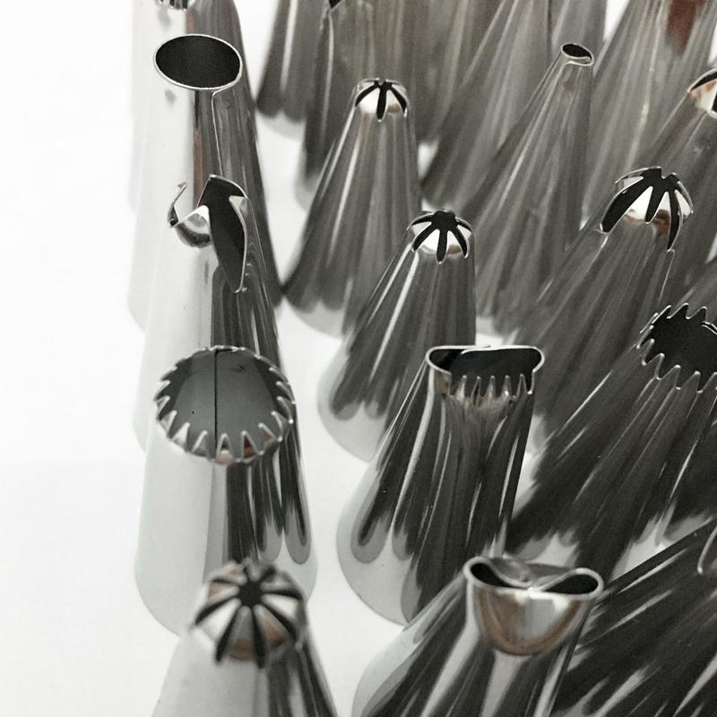 Taart Decoreren 48 Stks/set Rvs Icing Piping Nozzles Pastry Tips Set Cake Bakken Tools Accessoires # Eo