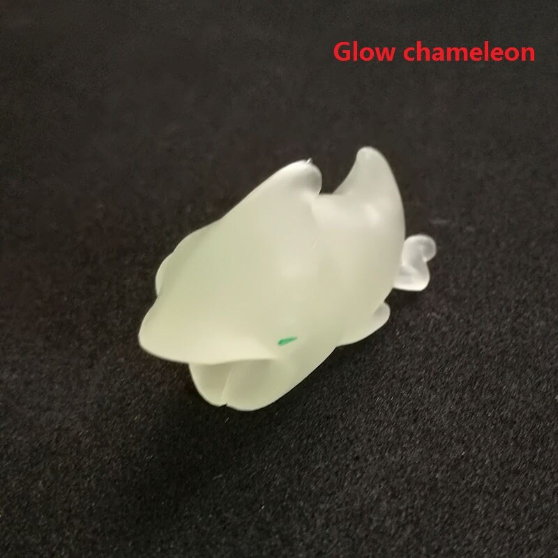 Kabel beißen glühen in dunkel Schutz für IPhone Wickler Telefon Streich Spielzeug Pvc Ebene ente Löwe schildkröte Puppe modell Lustige: Grün