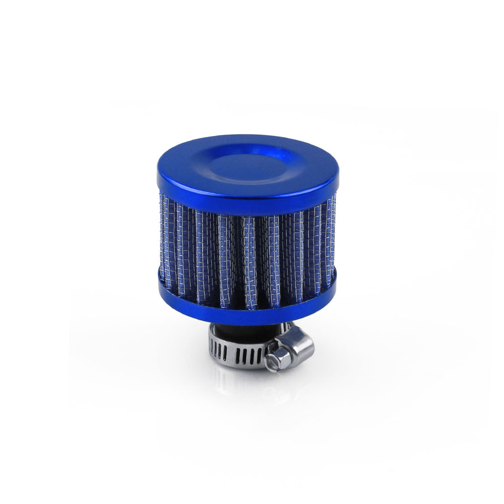 Universal 12mm Car Air Filter Vent Crankcase Breather Filter Valve Stem Covers Mini Air Breather Cold Air Intake