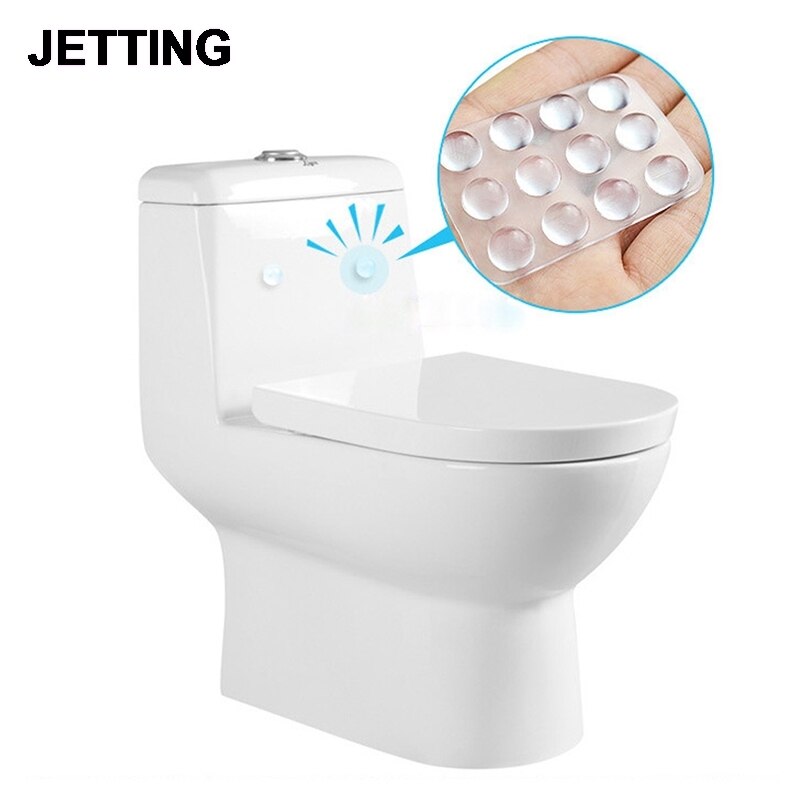 24 Stks/set Transparant Anti Slip Siliconen Schokdemper Zachte Kussen Voor Closestool Meubels Accessoires