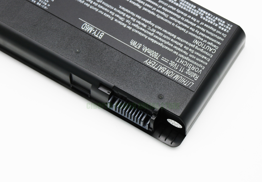 CP Original Laptop Battery BTY-M6D 11.1V/87Wh/7800mAh For GT60 GT70 GX780R GX680 GX780 GT780R GT660R GT663R GX660 GT680R GT783R