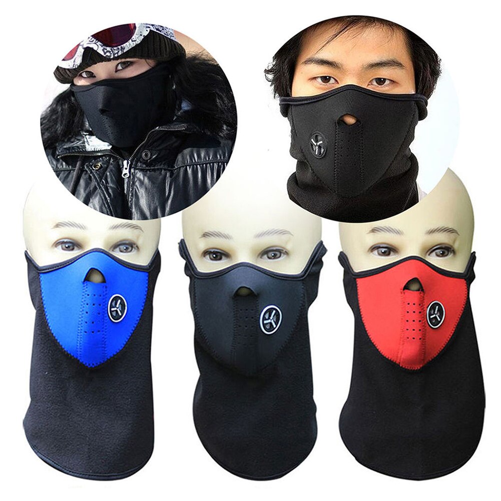 Unisex Winter Outdoor Hiking Scarves Skiing Motorcycle Riding Windproof Neck Warmer Face Mask Motor Helmet Parts