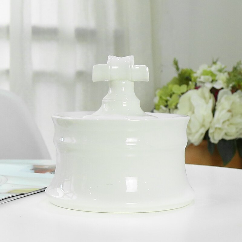 Keramik Wasser Brunnen Für Katzen Lebensmittel Schüssel Haustier Produkte Automatische Trinken Schüssel Für Katzen Hund Stumm Feeder Spender UNS/ EU/USB: Style 2 white / US Plug
