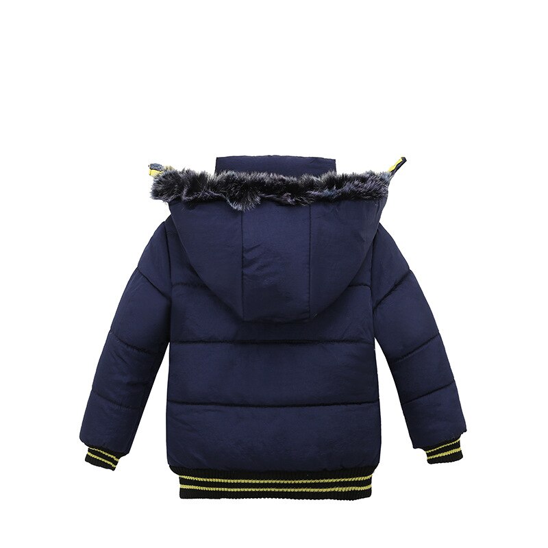 Vinter varm jakke til drenge børn jakke børn hættetrøje varm overtøj frakke til dreng afslappet hætteklædt tøj 2 3 4 5 år