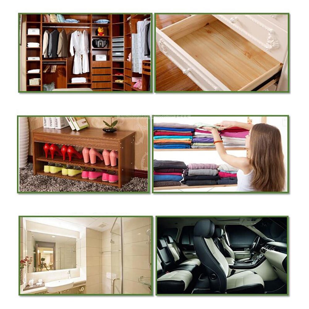 100pcs/set Cedar Wood Moth Balls Natural Cedar Wood Bead Camphor Repellent for Moisture proof Wardrobe Clothes Drawer
