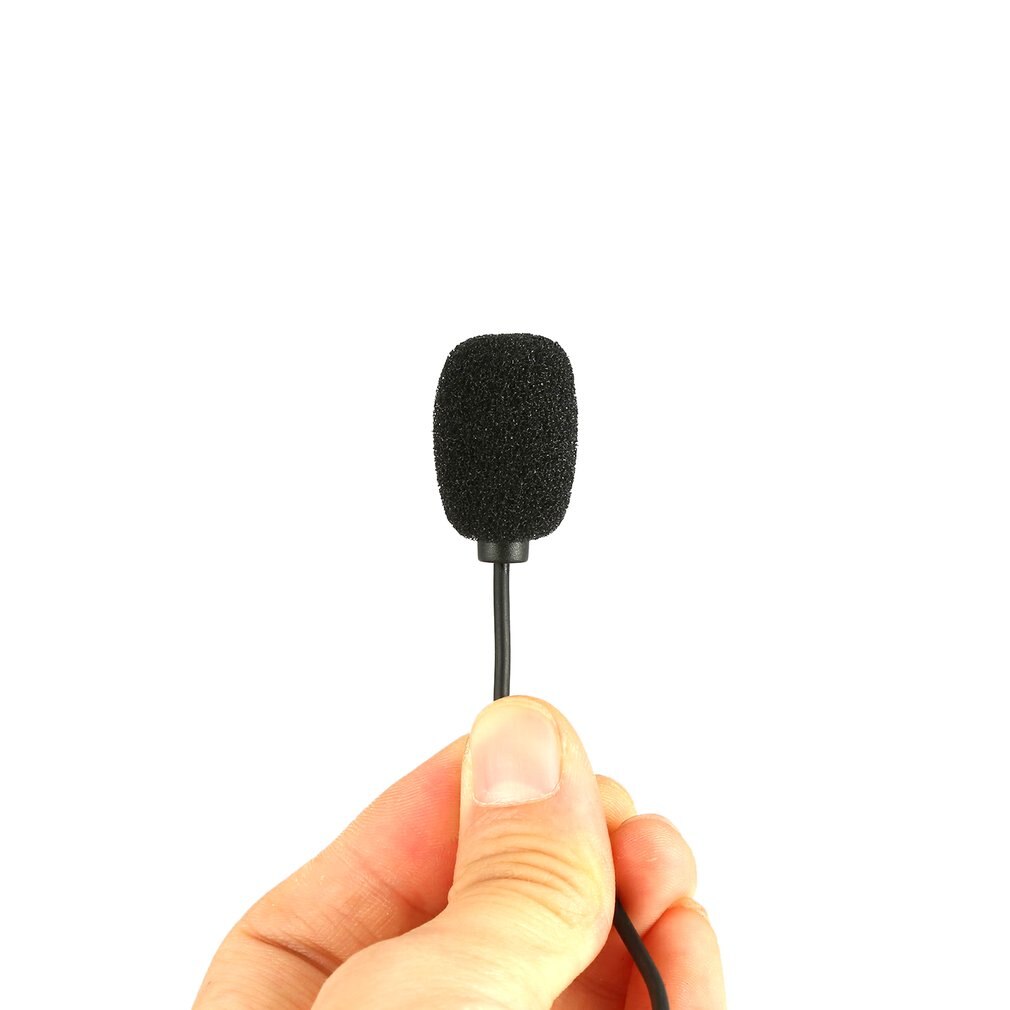 3.5mm Jack Handsfree Speeching Microphone External Clip-on Lapel Lavalier Teaching Phone Wired Condenser Mic For iPhone PC