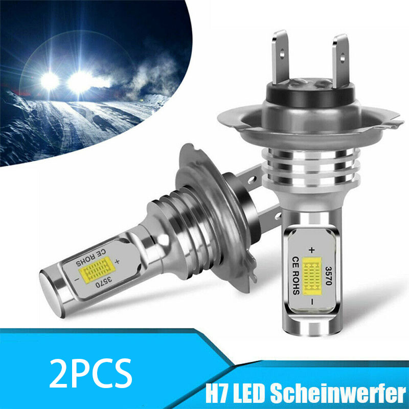 2 st 12v 55w h7 halogen bil-led-lampa vita dimljus halogenlampor bilstrålkastare 12v billampor strålkastare 4300k: Djupblå