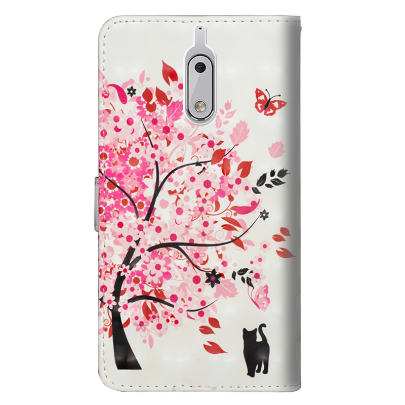 Nokia 6 Case Nokia6 Case Flip Cover 5.5 PU Leather Phone Case For Nokia 6 TA-1021 TA-1033 TA-1003 TA-1000 TA 1021 1003 Case