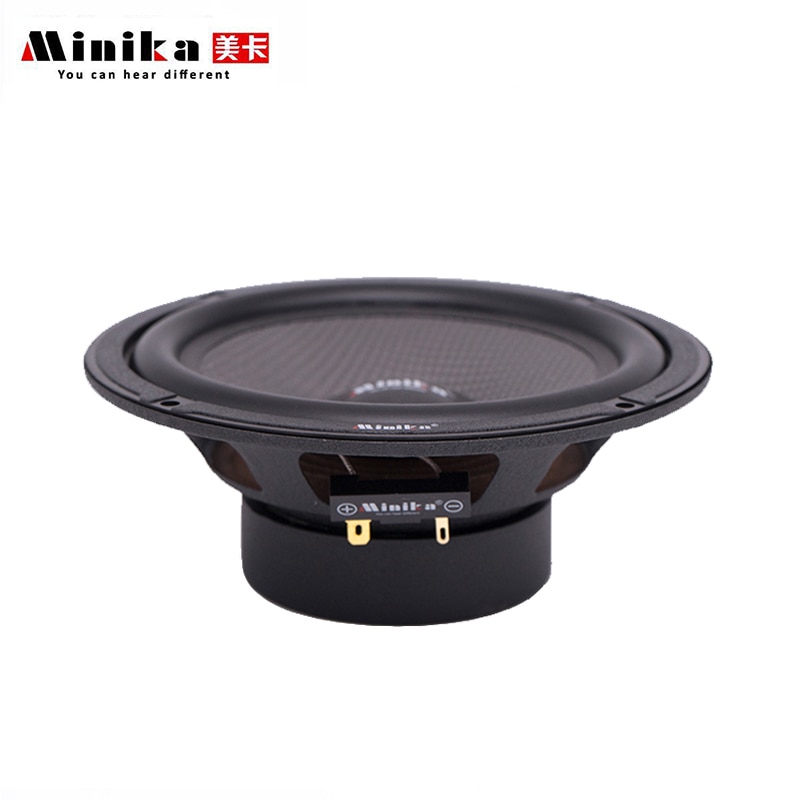 Minika 6.5inch Car Audio Speaker Component 4ohm 250W with Tweeter Cross Over 2 Way HIFI Car Speaker Set