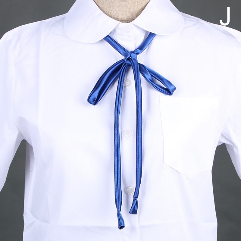 Japanese Style School Dresses Bow Tie For Girs Uniforms Bow Tie Suit Shirt Collar Accessories Collar Rope Students Necktie: J