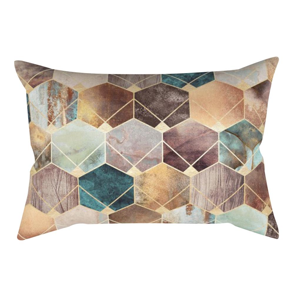 Geometrische streep rechthoekige kussensloop knuffel kussenhoes 30*50 cm woondecoratie slaapkamer woonkamer stijlvol: I
