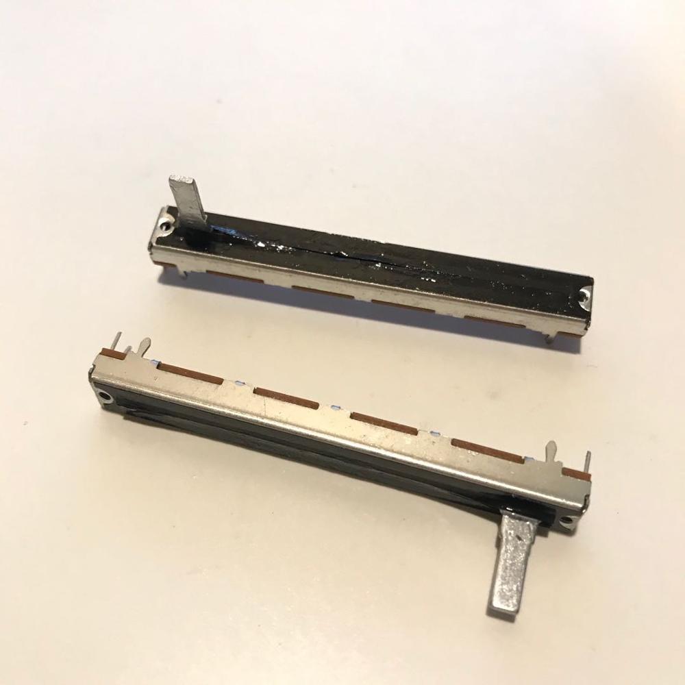 100Pcs SL6021N A10K 75Mm Enkele Gezamenlijke Mixer Fader Potentiometer/Handvat Lengte 15MMC