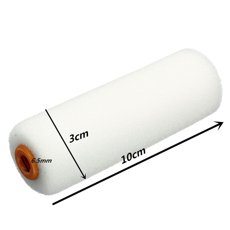 Juego de 13 unidades de rodillos de espuma para pintar artesanías de 100mm, pinceles decoradores, herramientas suaves y asas, juego de herramientas para pintar y decorar