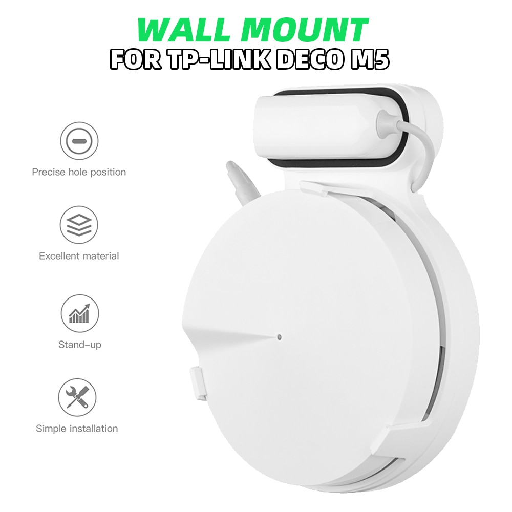 Seinäteline tp-link deco  m5 koko kodin mesh wifi-järjestelmälle tukeva seinäkiinnike katto tp-link kodin wifi-reitittimelle