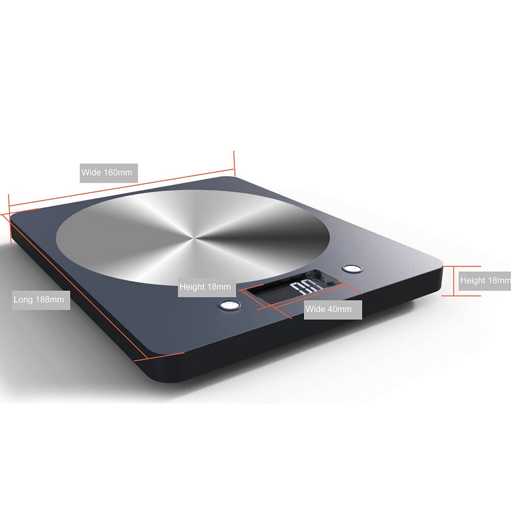 5000g Digital Kitchen Weighing Scales Household Slim Electronic Diet Balance Scale Home Merchandise Food Scale Cooking Tools