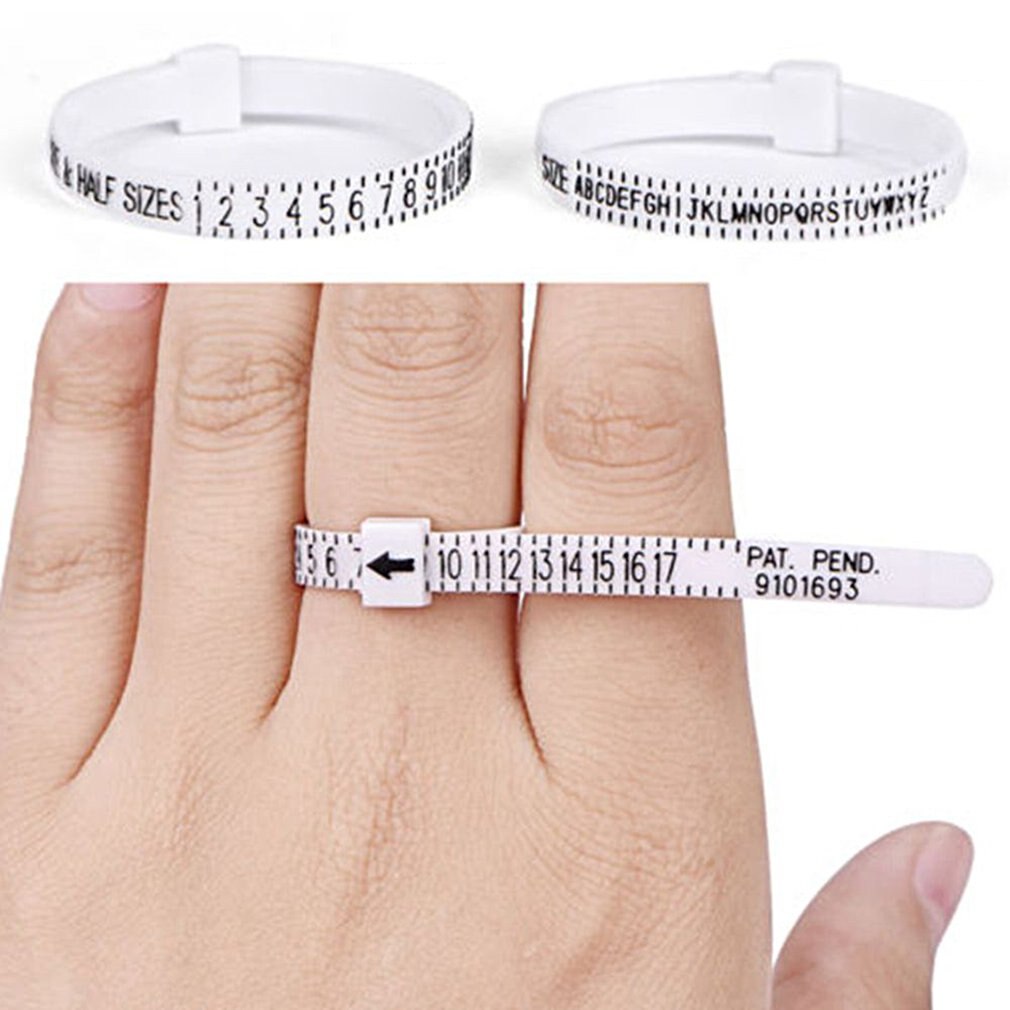 Ring Sizer Plastic Finger Sizing Measurement Belt Uk Ring Size Measurement Check Your Size Ring Sizer Measure Finger Size