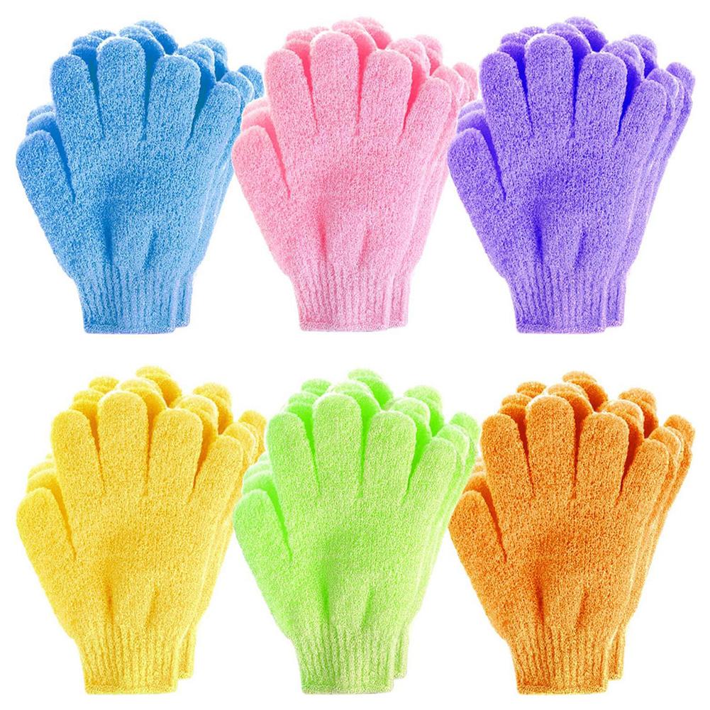 Guante Exfoliante para baño, guantes para ducha, guantes para fregar, resistencia, esponja de masaje corporal, lavado de piel, hidratante, espuma de SPA, chico