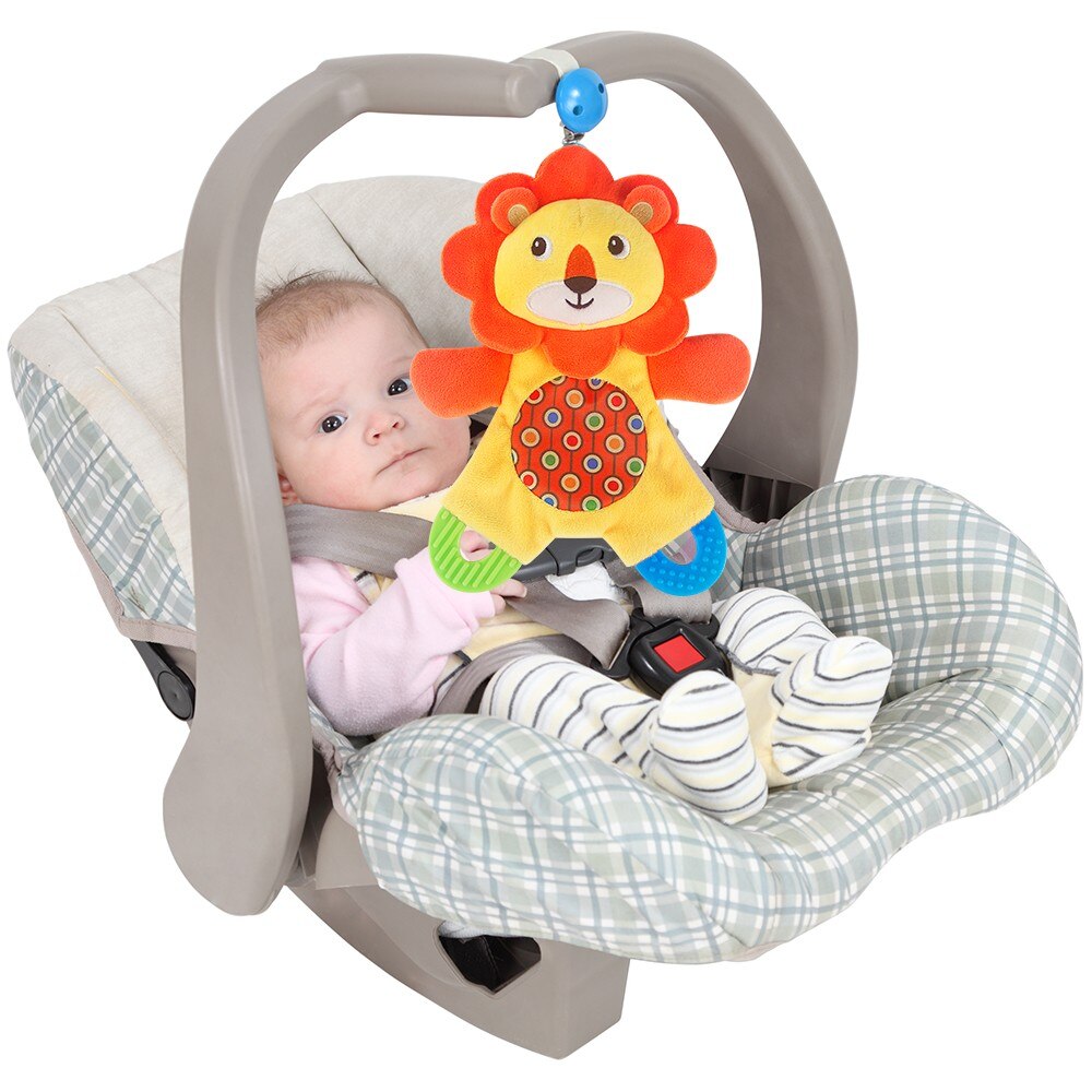 2Pcs Teytoy Baby Kinderziektes Speelgoed, Leeuw En Koala Soft Krinkel Doek Baby Speelgoed Voor Peuter, zuigelingen En Kinderen