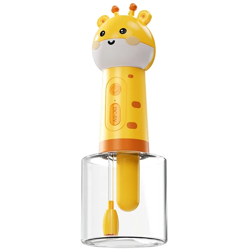 Distributeur électrique de shampoing pour chien, distributeur de shampoing moussant électrique pour chien, chat de dessin animé, bain automatique, pulvérisateur de savon Rechargeable: Default Title