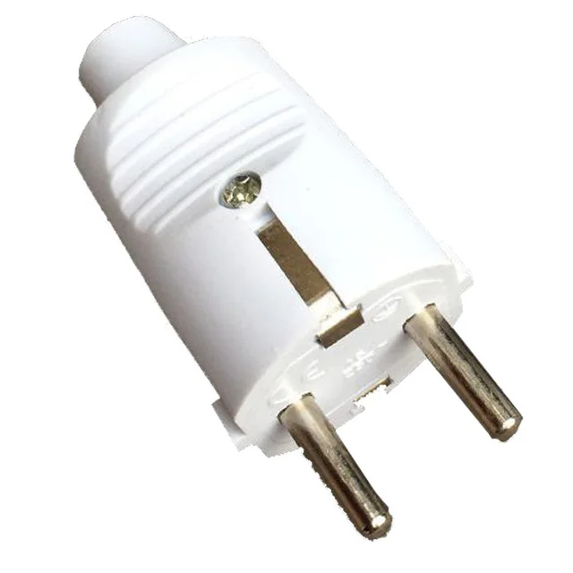 Schwarz Weiß 16A Französisch Russland Korea Deutsch EU Schuko Energie Stecker Kabel Draht Kabel Buchse Männlich Weiblich Montage Buchse Stecker: Blau