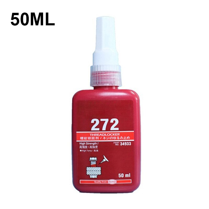 50ML High Strength Threadlocker Anaerobic Adhesive Glue 271 272 Locking Adhesive Metal Screw Anaerobic Adhesive Anti-corrosion: 272