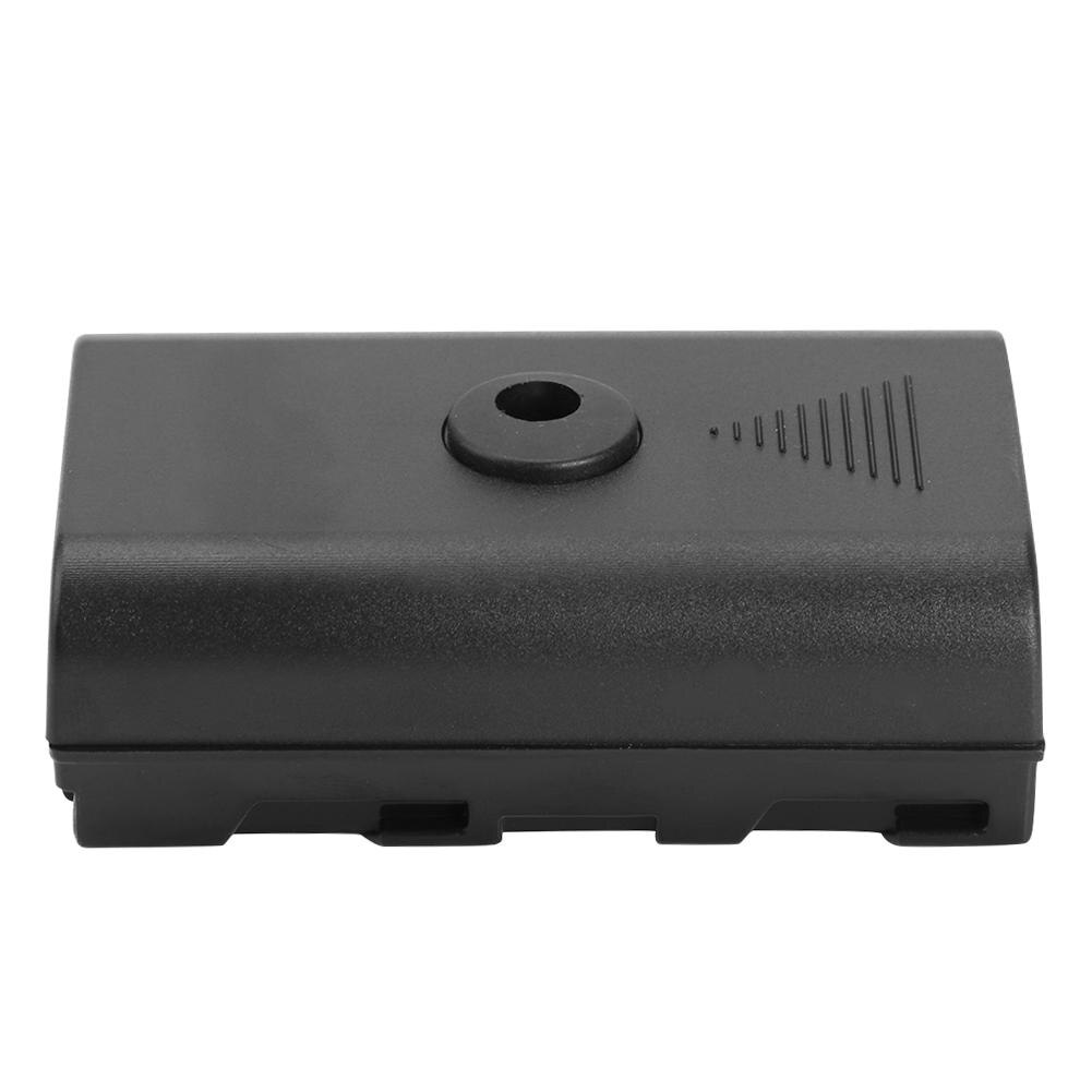 Mini DC Attrappe Kunststoff Batterie Adapter Volle Dekodierung Keine Fehler Schnelle Geschickt Langlebig für Sony NP Serie F550 F570 Schwarz