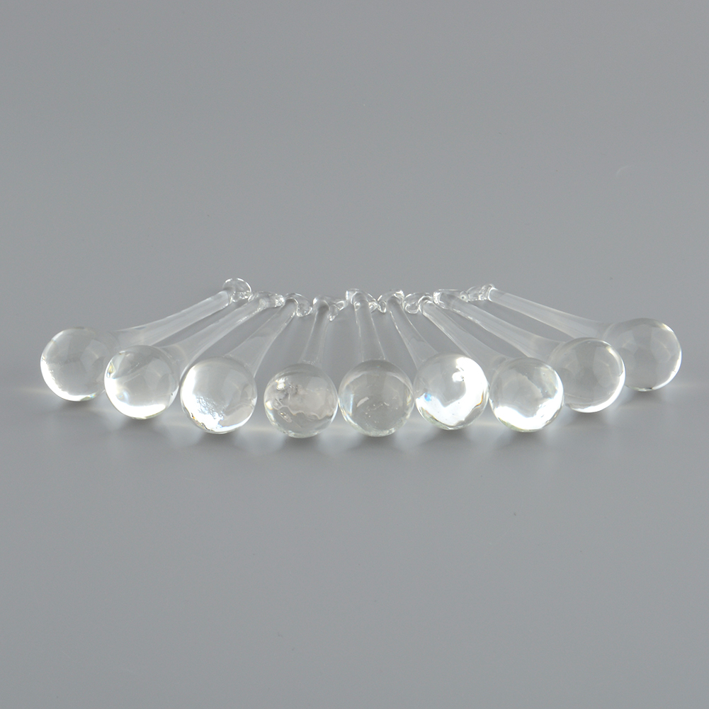 10x Kroonluchter Lamp Licht Hanger Onderdelen Clear Crystal Prisma Home Decor
