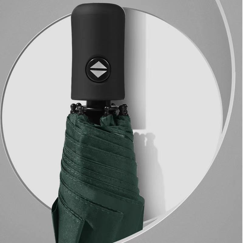 Xiaomi-paraguas automático para mujeres y hombres, sombrilla impermeable de color sólido, plegable, protección UV,