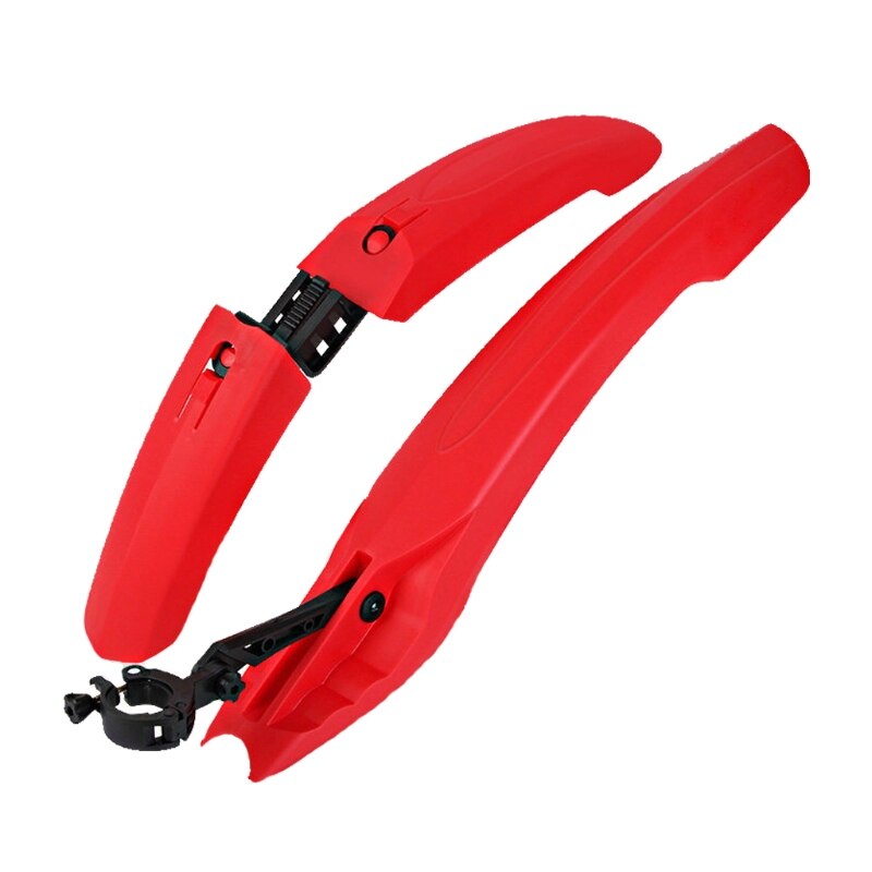 Front and Rear Mud Guards Cycling Tire Mud Guards Mudguard Fenders Durable ABS Material Easy to Adjust Black Blue Green