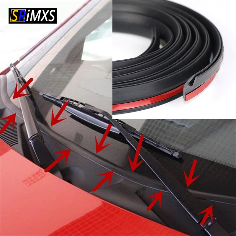 Car Front Windshield Rubber Seal Strip Sealing Strip for Car Windshield Rubber Car Windshield Seal Self-adhesive Strip for Cars