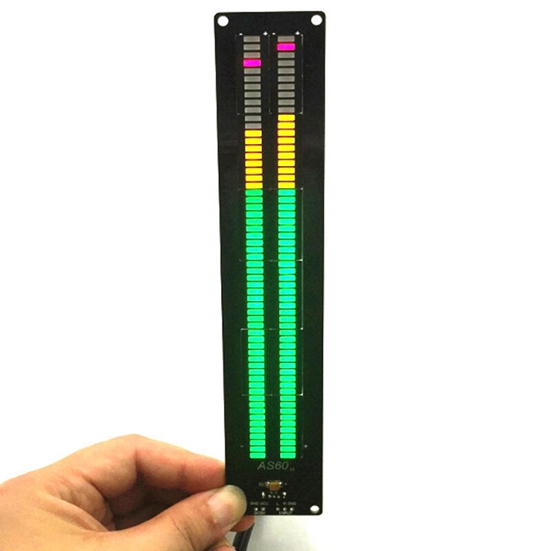 wie60 Dual Kanal LED Digitale Musik Spektrum o Klang eben Anzeige DIY Bausatz