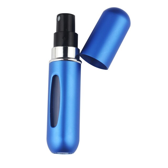 5ml Portable Mini Aluminum Refillable Perfume Bottle With Spray Empty Cosmetic Containers With Atomizer For Traveler: 6