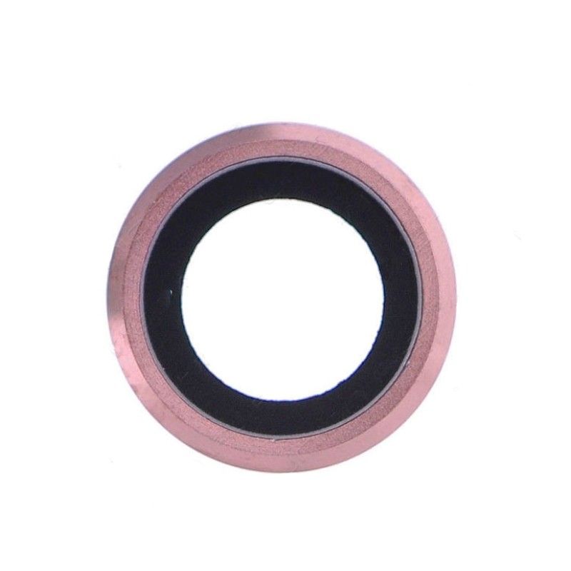 Cor rosa da câmera traseira de cristal original para iphone 6 s