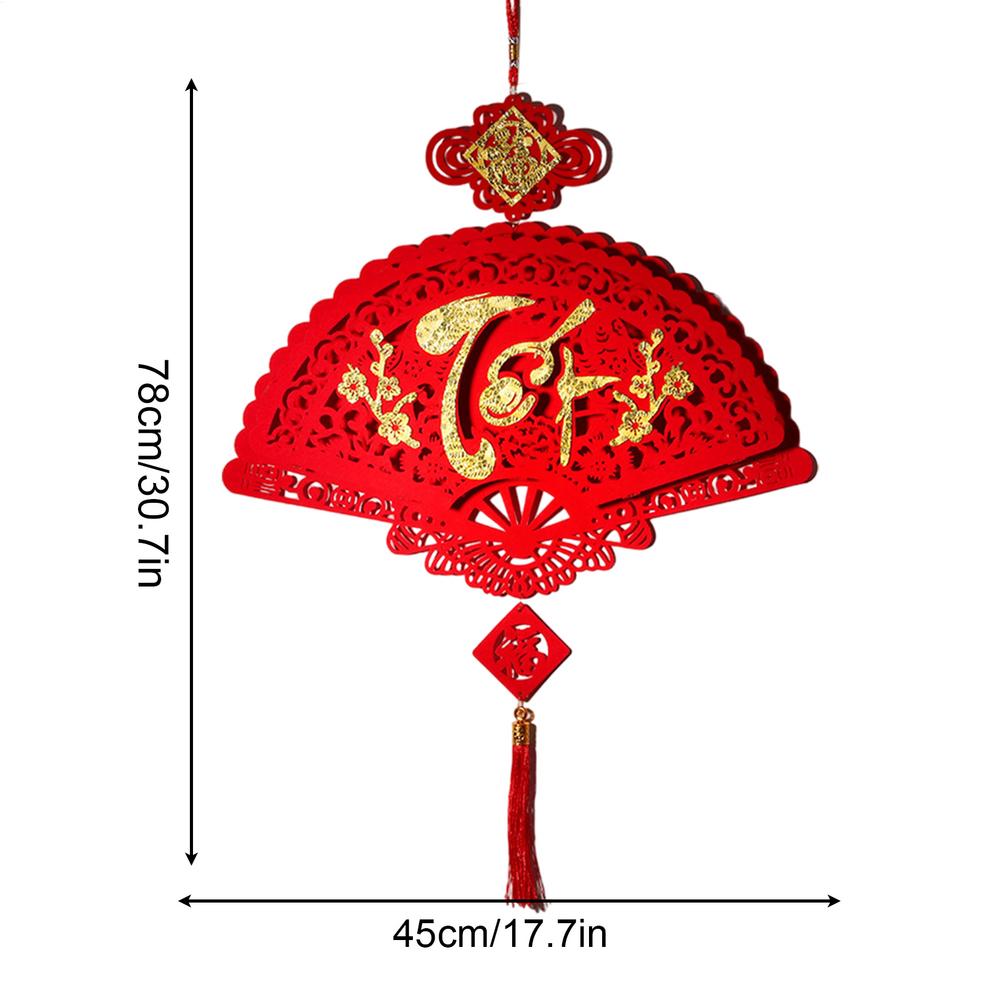 Vietnamese Year Decorations Red Year Home Decoration Spring Festival Decorations Unique Decorative Ornaments Lucky: Red