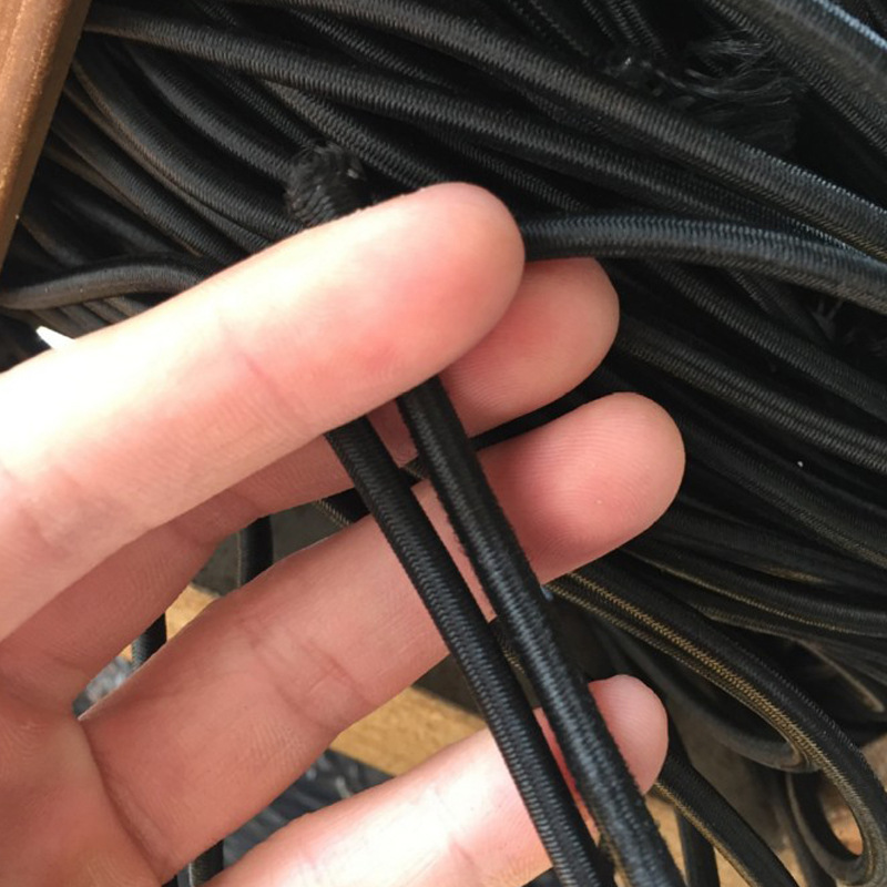 2 Meter/Bag Zwart Wit Multi Size Ronde Elastische Band Elastisch Touw Rubberen Band Elastische Lijn DIY Naaien Accessoires