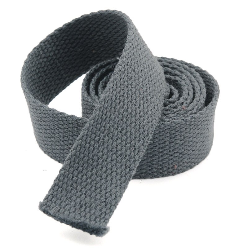 5 Meter 20Mm Canvas Lint Heuptas Verdikking Katoen Webbing Canvas Singels Knapzak Strapping Naaien Tas Riem Accessoires: Dark gray