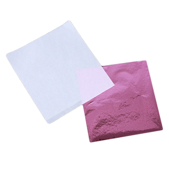 Feuilles de papier feuille d'or 24K, 100 pièces, pour la décoration de la maison, artisanat d'art, feuille d'or argentée et dorure: GRIS FONCÉ