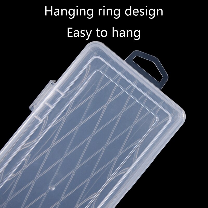 14 Inch Storage Box Transparent Plastic Case Multifunctional Jewelry Accessories Parts Sorting Box Organizer Container