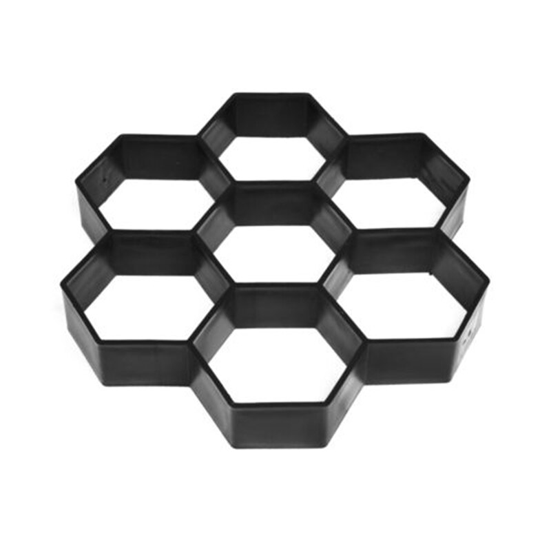 Tuin Bestrating Mal Hexagon Path Lopen Bestrating Beton Mould DIY Handmatig Bestrating Cement Baksteen Stone Road Mold Voor Road: Default Title