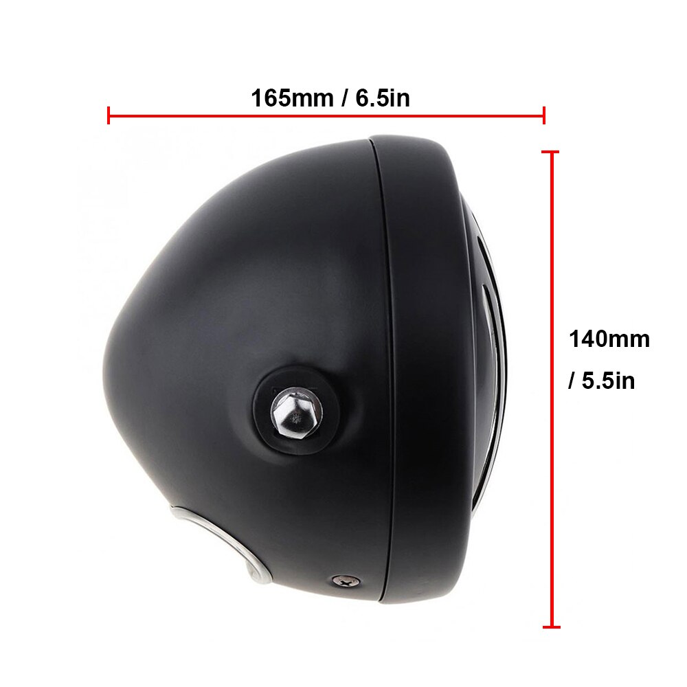6,5 zoll LED Cafe Racer Motorrad Scheinwerfer Lampe Halo DRL Moto LED Für sportster bobber chopper street glide Scrambler GN125