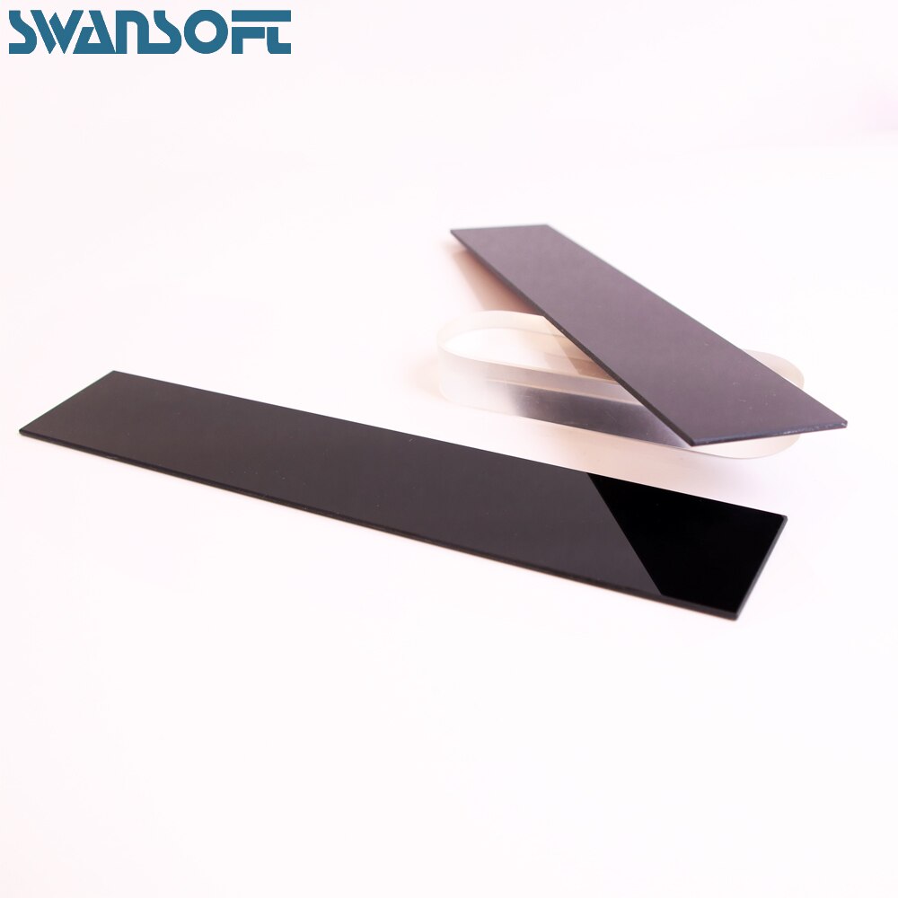 150x50x2mm 365nm uv pass filter ZWB3 optical black uv pass 365nm filter